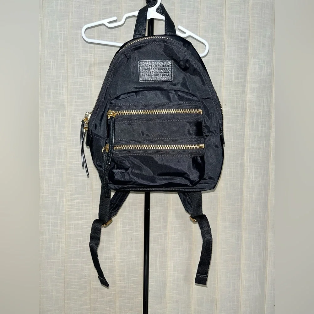 Marc by Marc Jacobs Domo Arigato Mini Packrat Nylon Black Backpack NWOT! - Picture 4 of 17